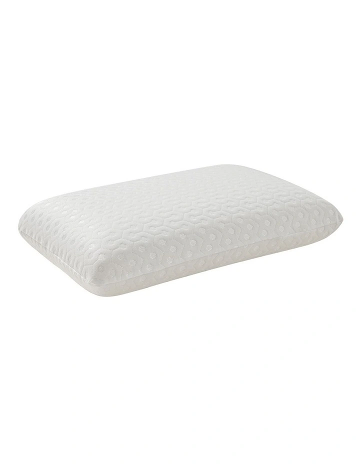 Family Care High Profile Memory Foam Pillow in White image 3