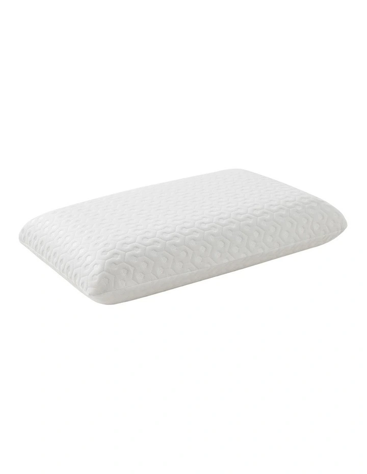 Family Care Medium Profile Memory Foam Pillow in White image 3