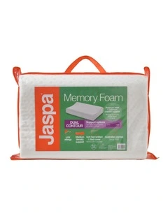 Family Care Contour Memory Foam Pillow in White