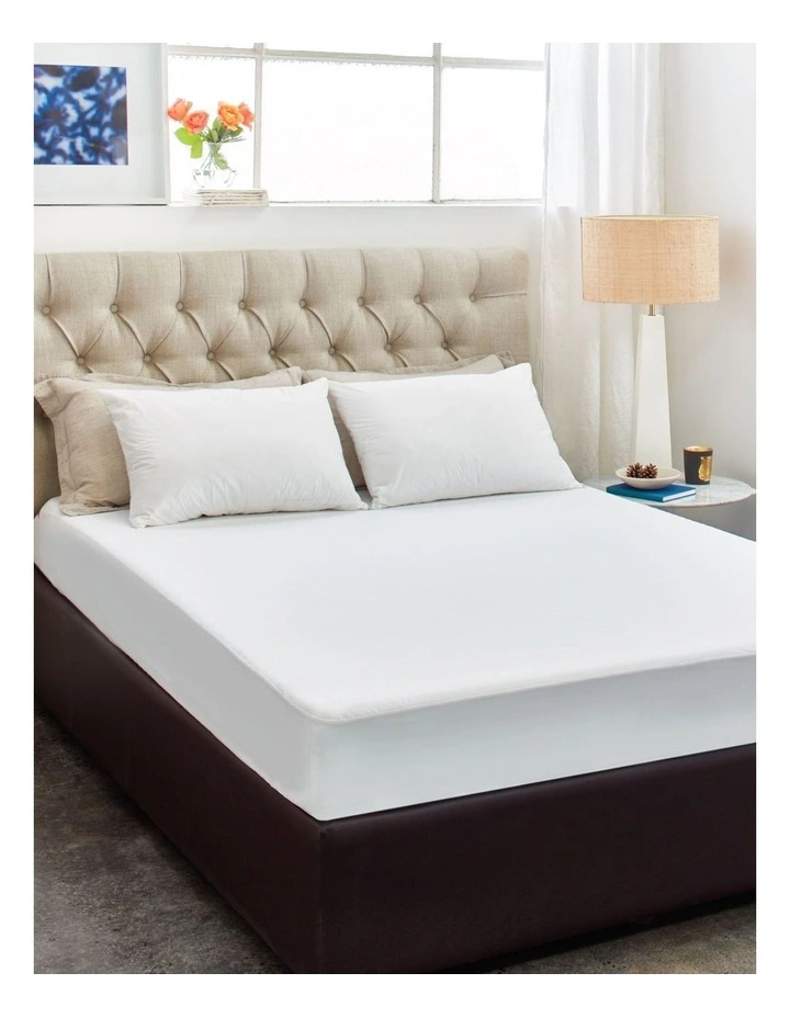 Elegance Tencel Jersey Mattress Protector in White image 3