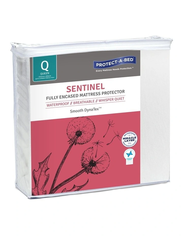 ProtectABed Sentinel Fully Encased Waterproof Mattress Protector MYER