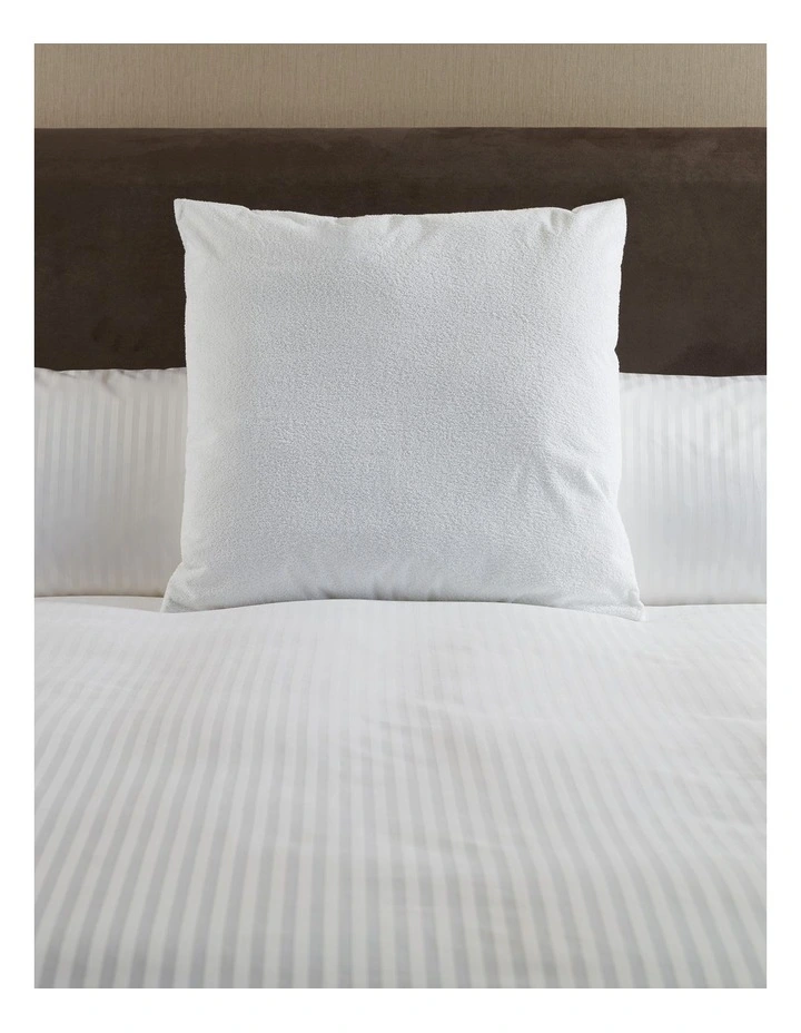 Cotton Terry Waterproof European Pillow Protector image 2