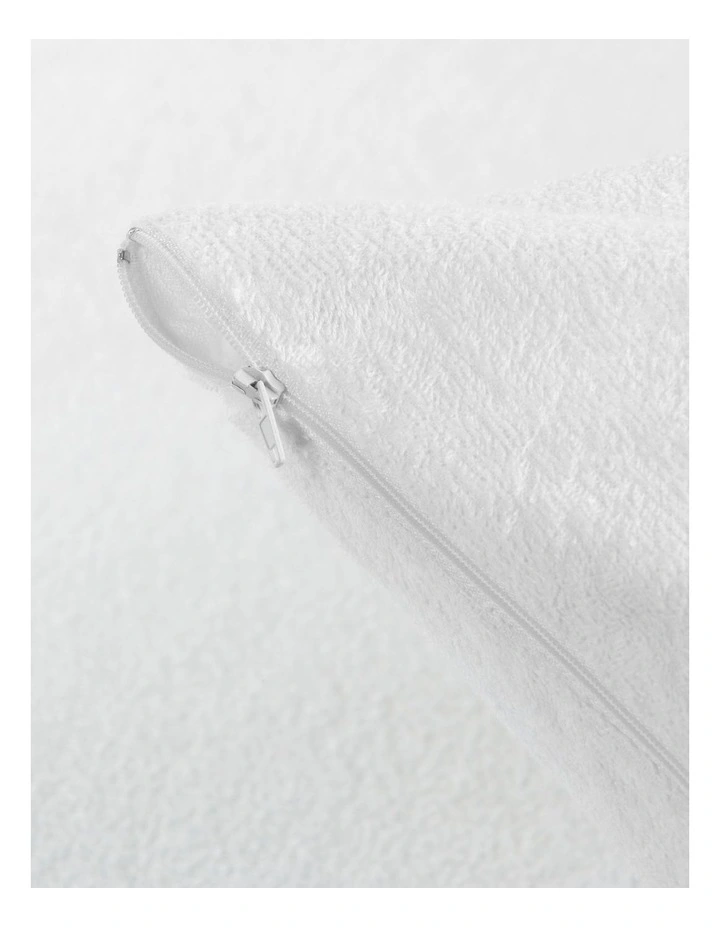 Cotton Terry Waterproof European Pillow Protector image 3