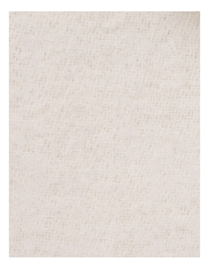 Australian Wool Blanket in Natural Check image 4