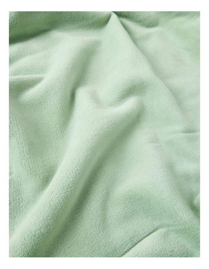Reversible Sherpa Blanket in Sage image 2