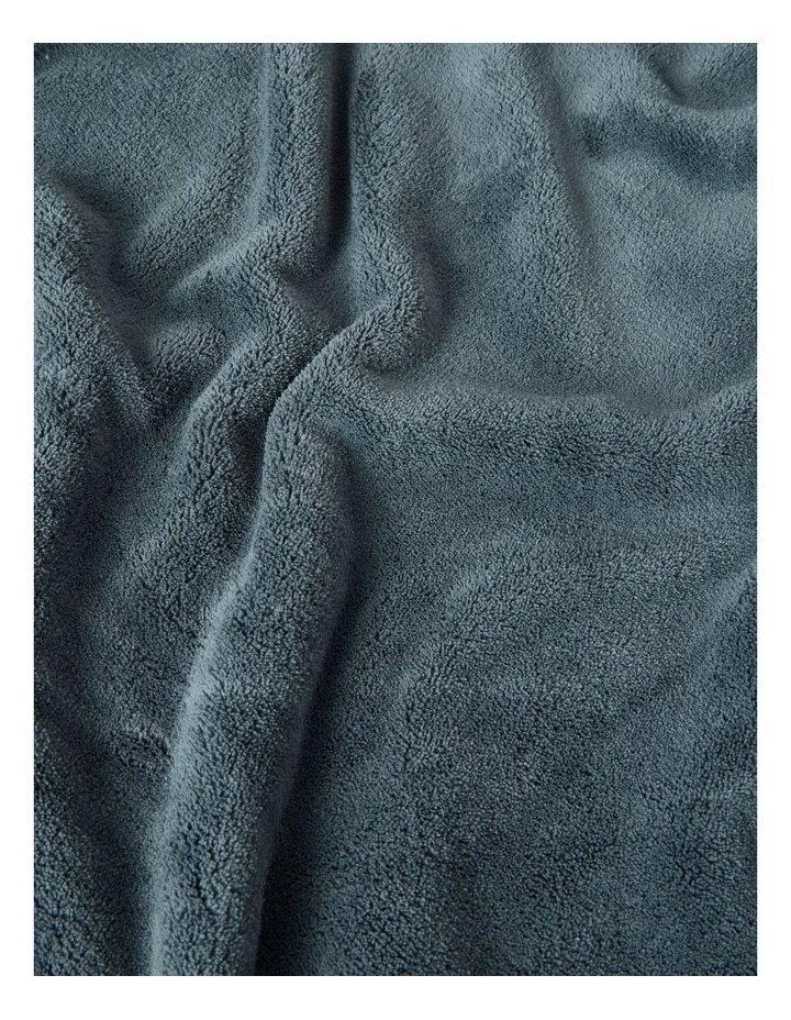 Reversible Sherpa Blanket in Charcoal image 2