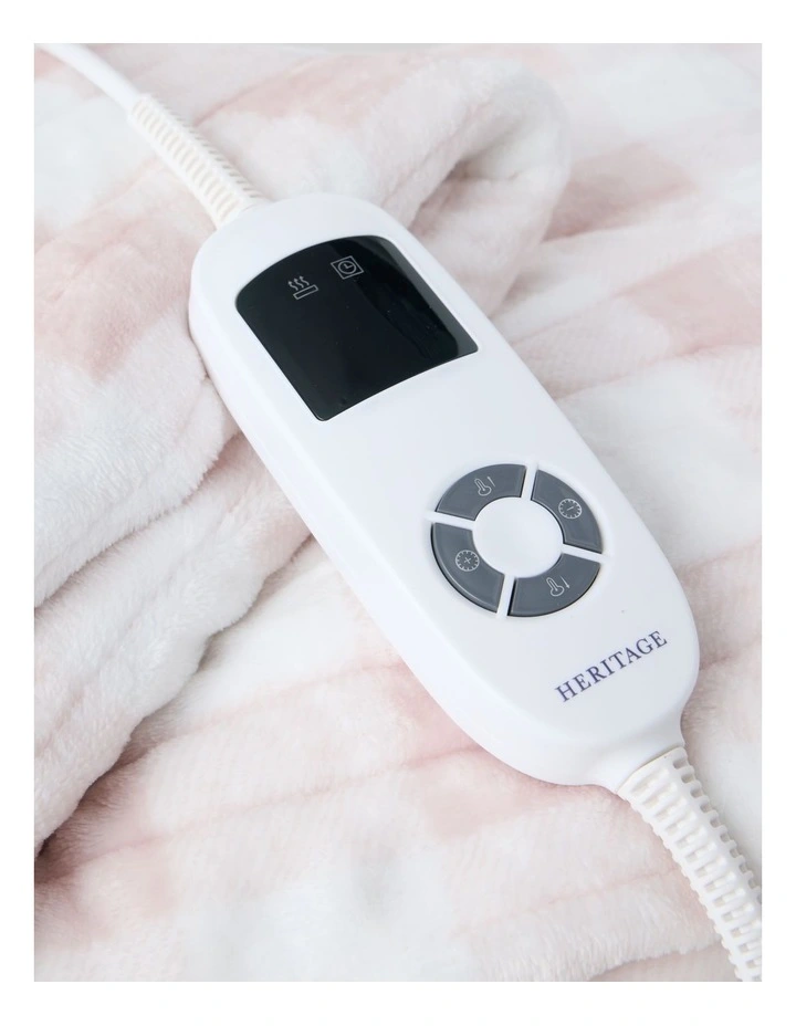 Check Heated Throw in Pink image 4