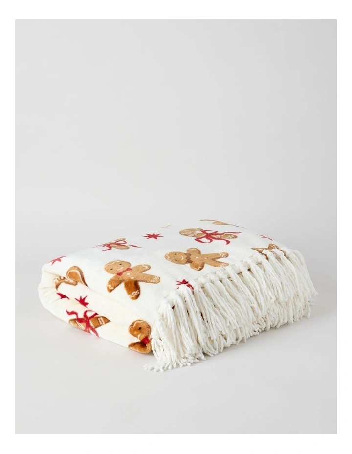 Xmas Novelty Blanket in Lux Snow image 2