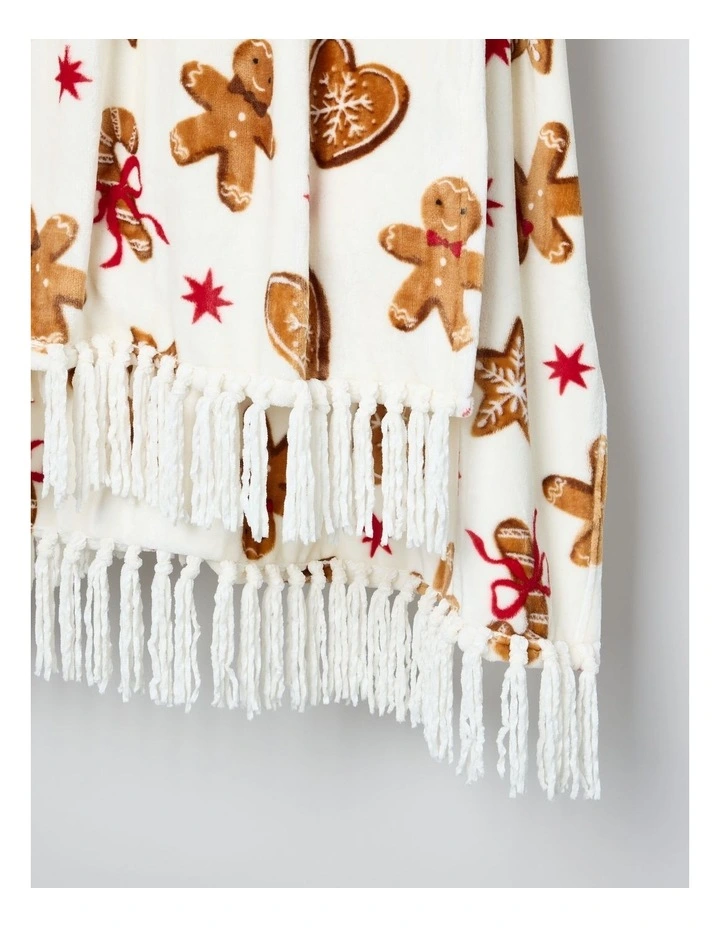 Xmas Novelty Blanket in Lux Snow image 3