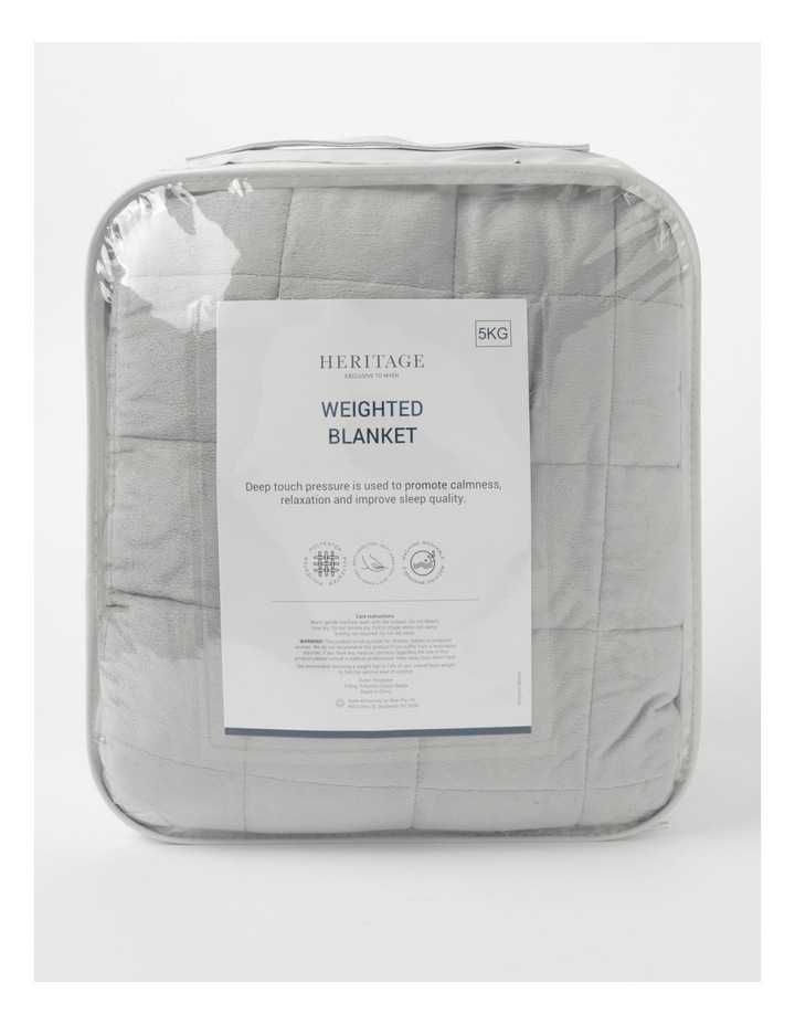 Heritage Heritage 5KG Weighted Blanket In Charcoal | MYER