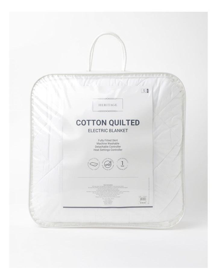 Heritage Cotton Quilted Electric Blanket | MYER