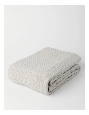 Summer Waffle Blanket in Natural