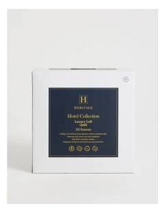 Hotel Collection Quilt in White