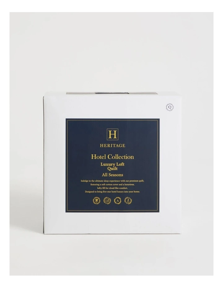 Hotel Collection Quilt in White image 1