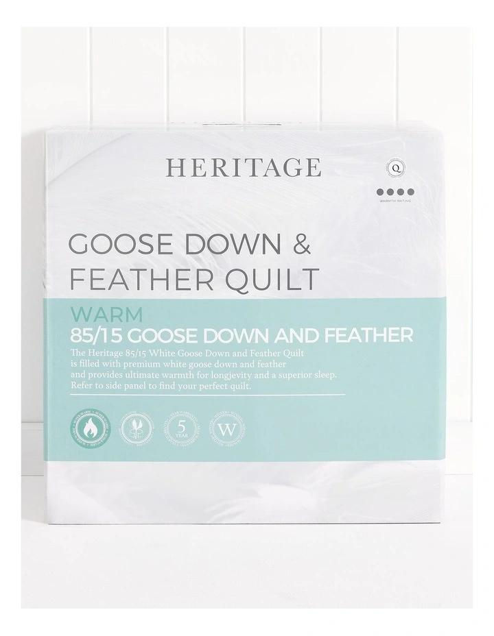 Heritage 85/15 Goose Down and Feather Quilt MYER