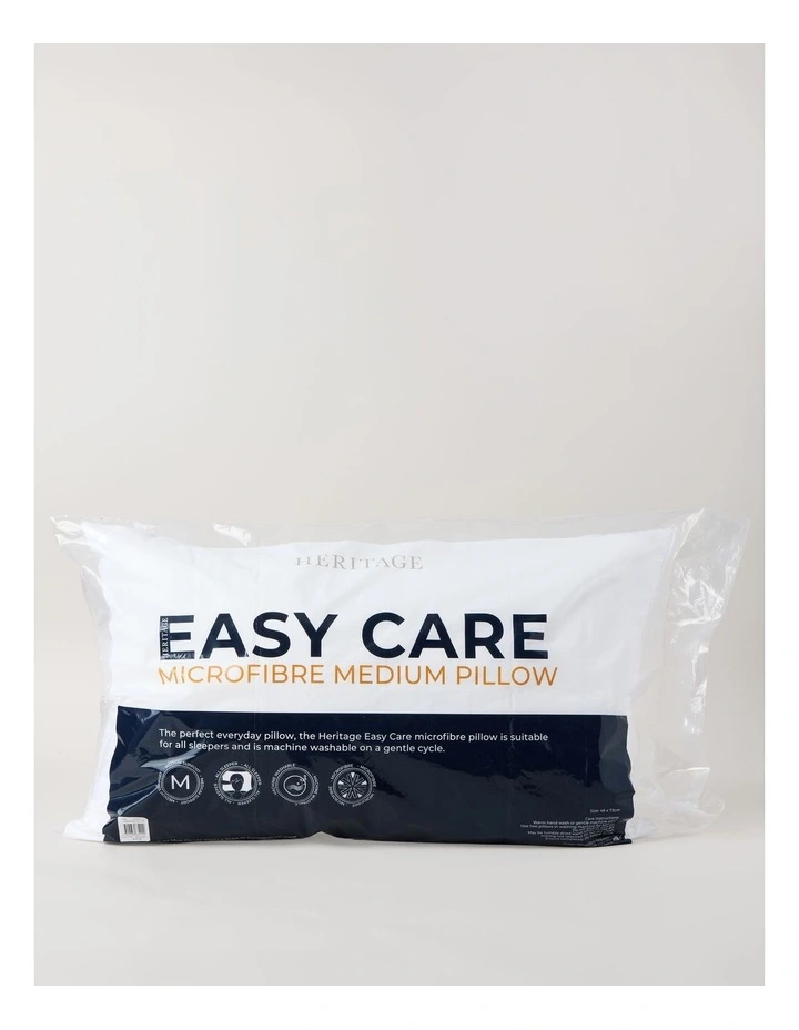 Easy Care Microfibre Pillow Medium image 1