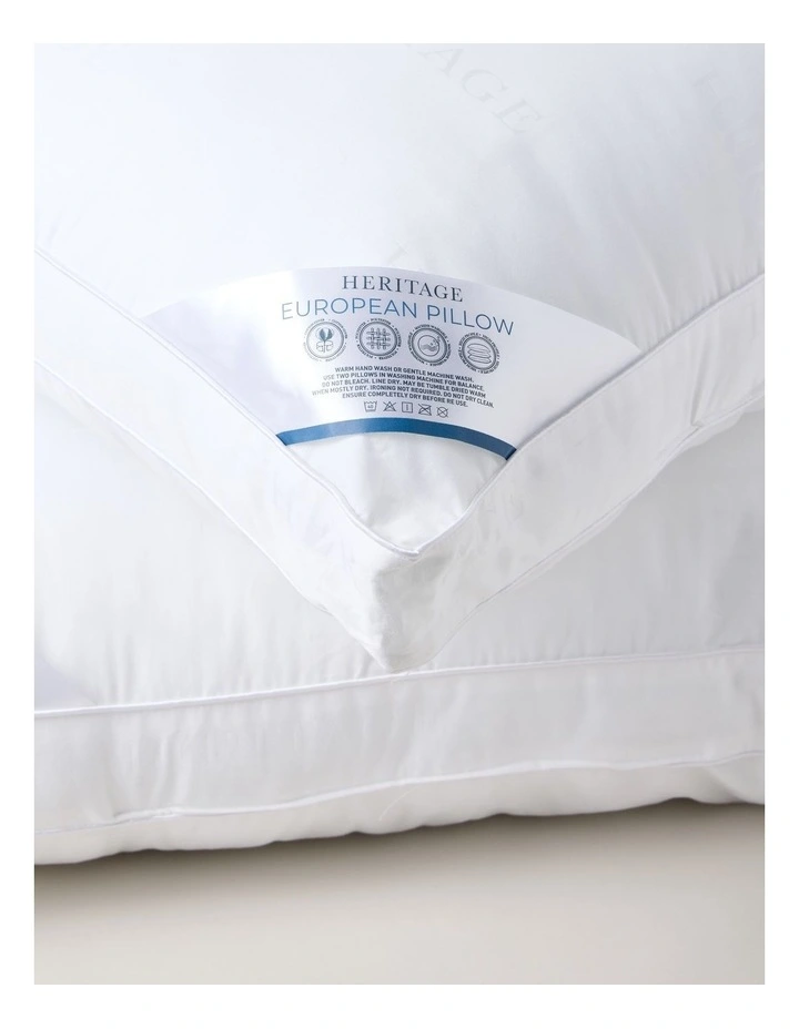 European Gusseted Pillow 2 Pack image 3
