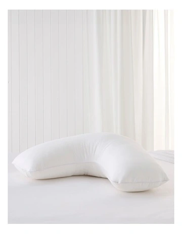 Curved Pillow in White