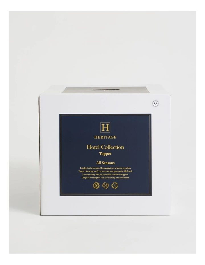 Hotel Collection Topper Queen Size in White image 1