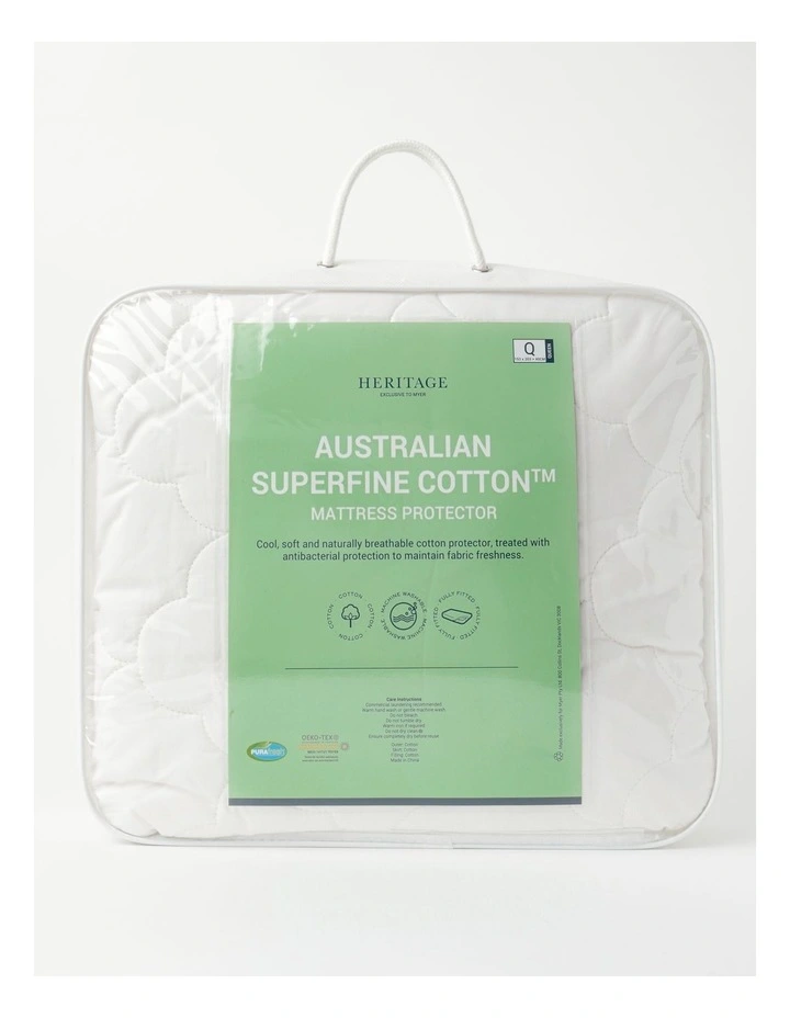 Australian Superfine Cotton Mattress Protector image 1