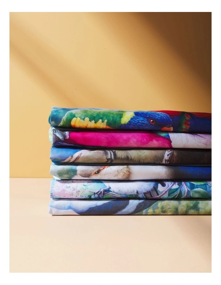Birds of Australia Katherine Castle Tea Towel 50x70cm Magpie Print image 6