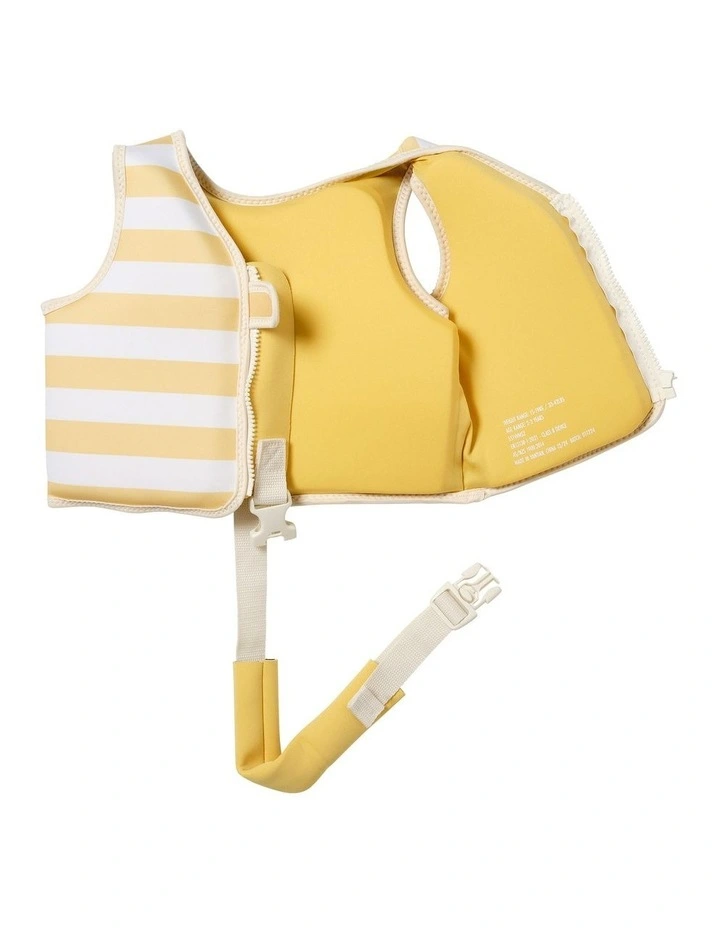 Sammy the Seagull Stripe Swim Vest (2-3 Years) in Mustard image 4
