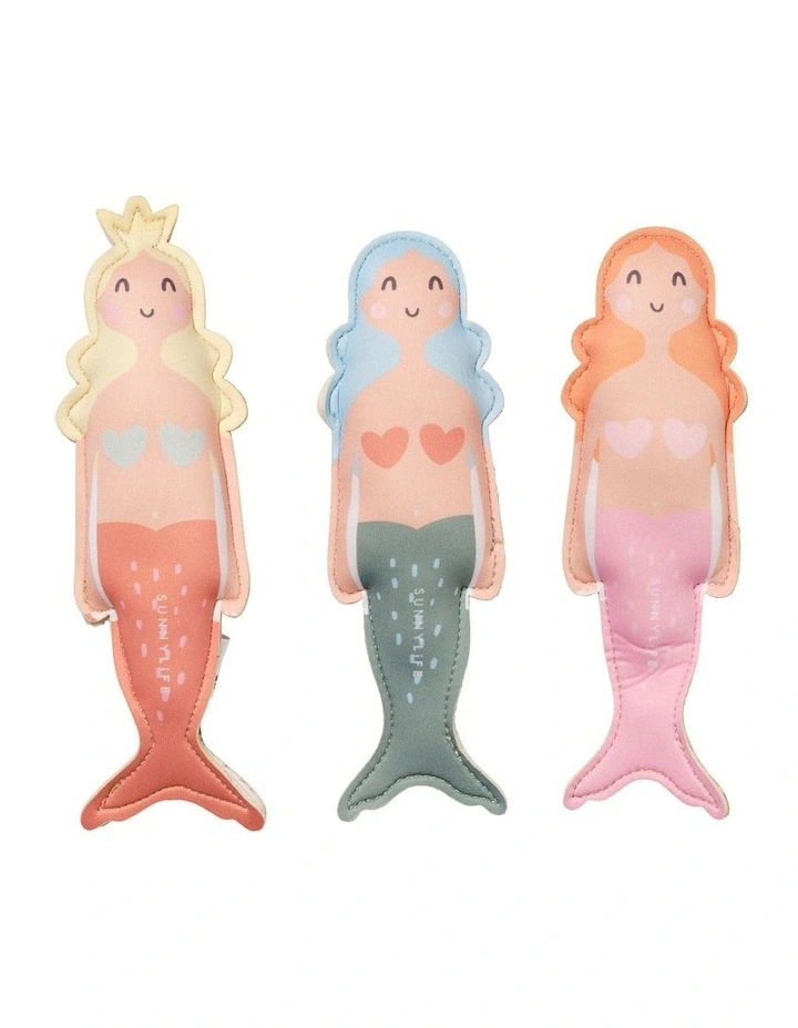 The Mermaid Dive Buddies Set Of 3 in Multi image 1