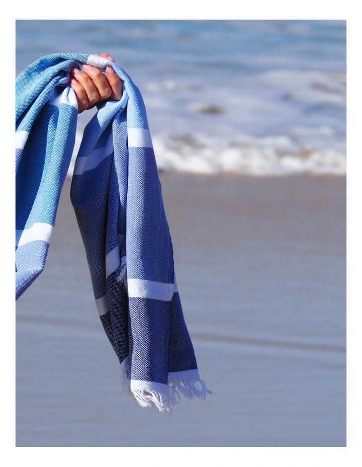 Cotton Beach Towel in Sky image 4