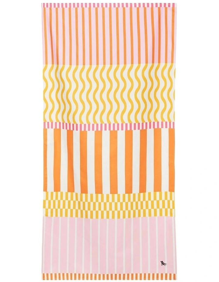 Designer Collection Beach Towel in Lemonade Waves image 1