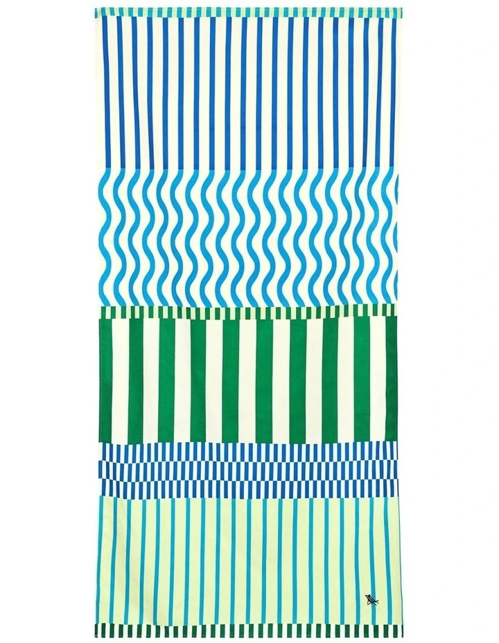 Designer Collection Beach Towel in Blueberry Spritz image 1