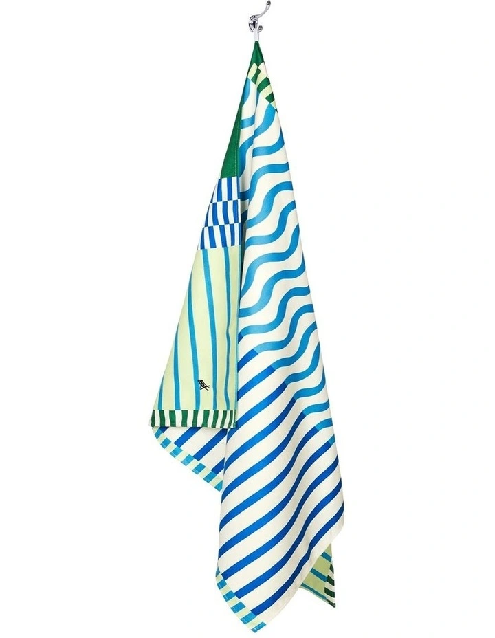 Designer Collection Beach Towel in Blueberry Spritz image 4