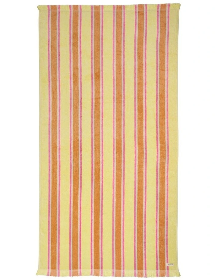 Brazil Beach Towel in Yellow image 1