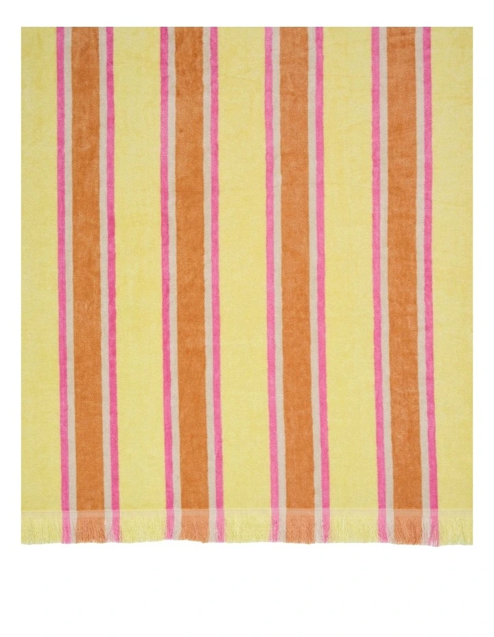 Brazil Beach Towel in Yellow image 2
