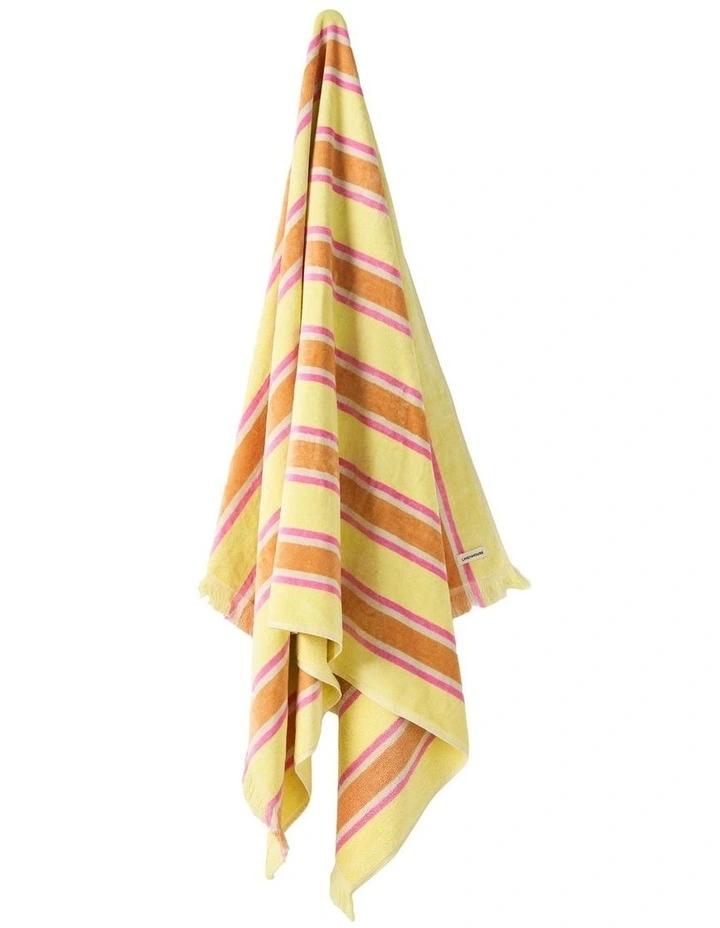 Brazil Beach Towel in Yellow image 3