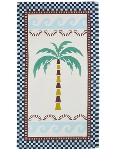 Palm Tree Beach Towel in Multi