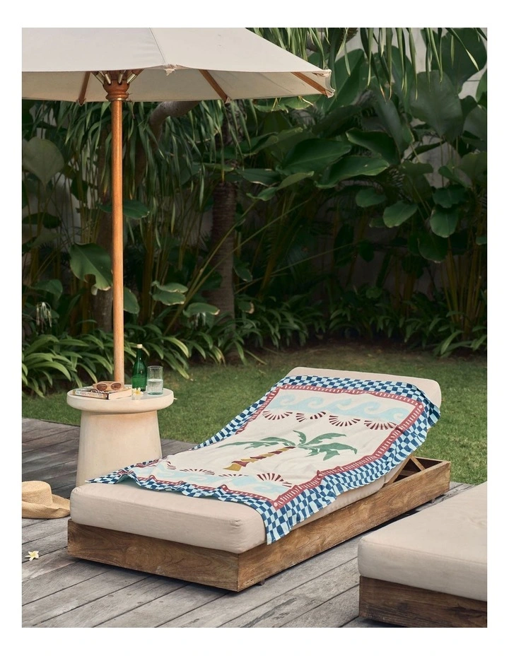 Palm Tree Beach Towel in Multi image 3
