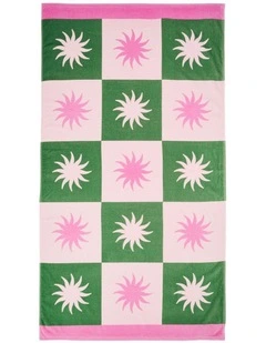 Suncheck Beach Towel in Multi