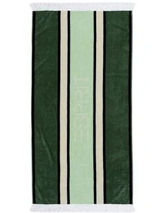 Tidal Beach Towel in Olive