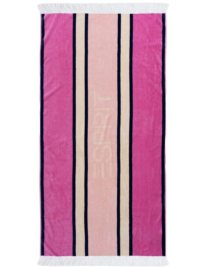Tidal Beach Towel in Fuchsia image 1