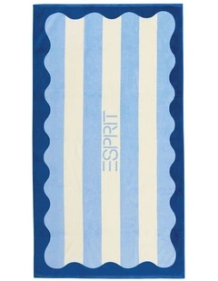 Esplanade Beach Towel in Cobalt