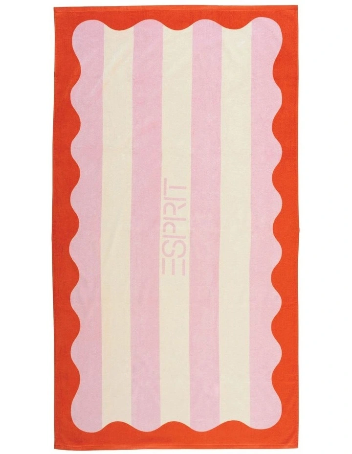 Esplanade Beach Towel in Crimson image 1