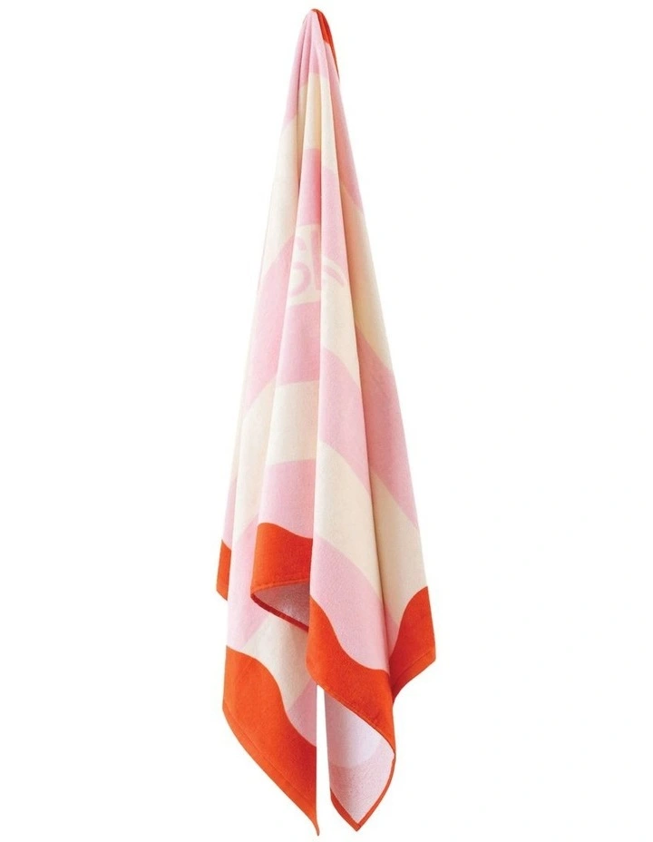 Esplanade Beach Towel in Crimson image 2