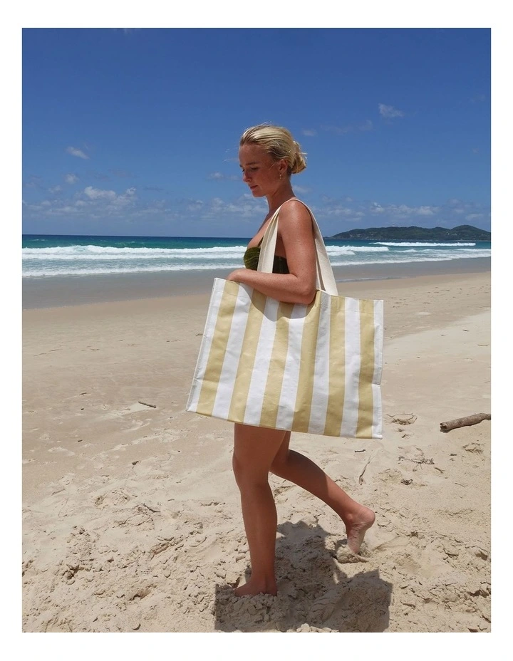 Carryall Beach Bag in Butternut image 2