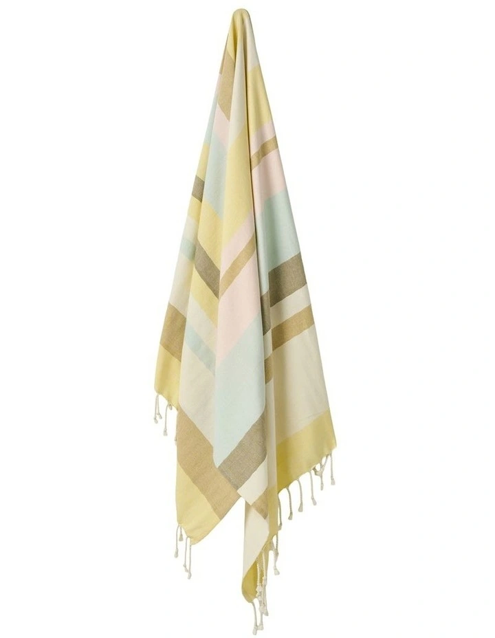 Aireys Hammam Towel in Yellow image 1