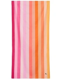 Summer Stripes Beach Towel: Miami Sorbet