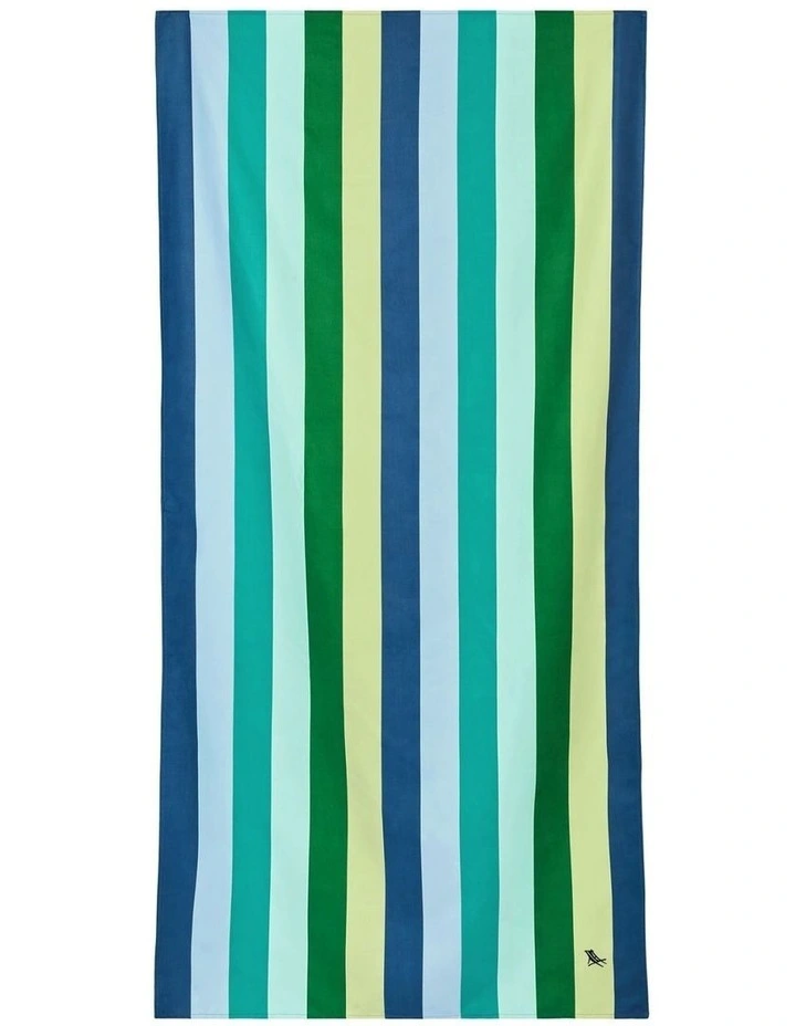 Summer Stripes Beach Towel: Cool Lagoon image 1