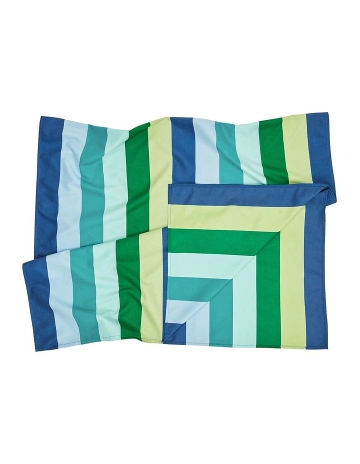 Summer Stripes Beach Towel: Cool Lagoon image 3