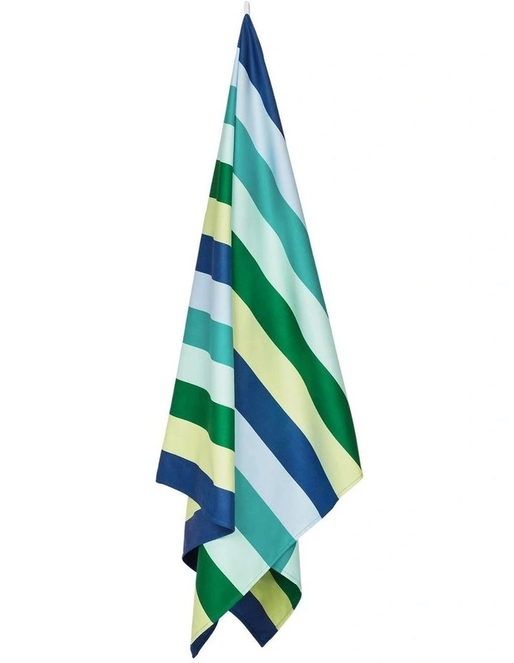Summer Stripes Beach Towel: Cool Lagoon image 4
