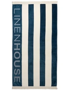 LH Logo Beach Towel In Ocean