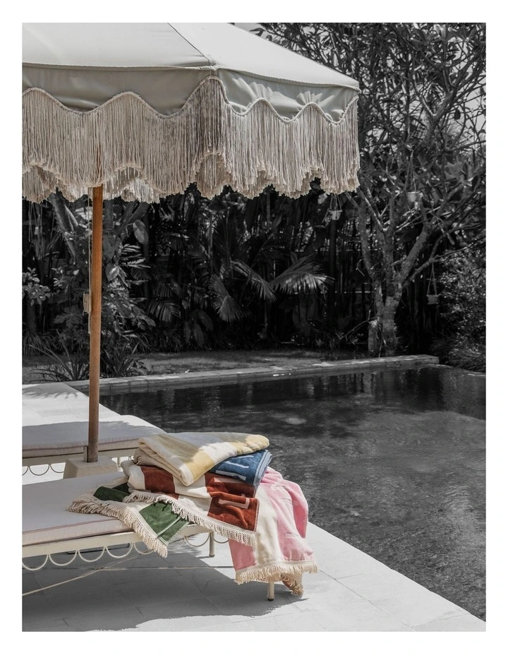 LH Logo Beach Towel In Ocean image 5